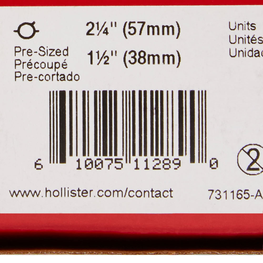 Hollister 14708 five-pack ostomy barrier for easy stocking and travel.