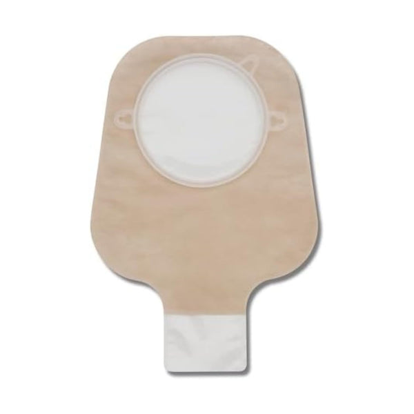 Hollister 18174 bottom opening pouch enables easy emptying.