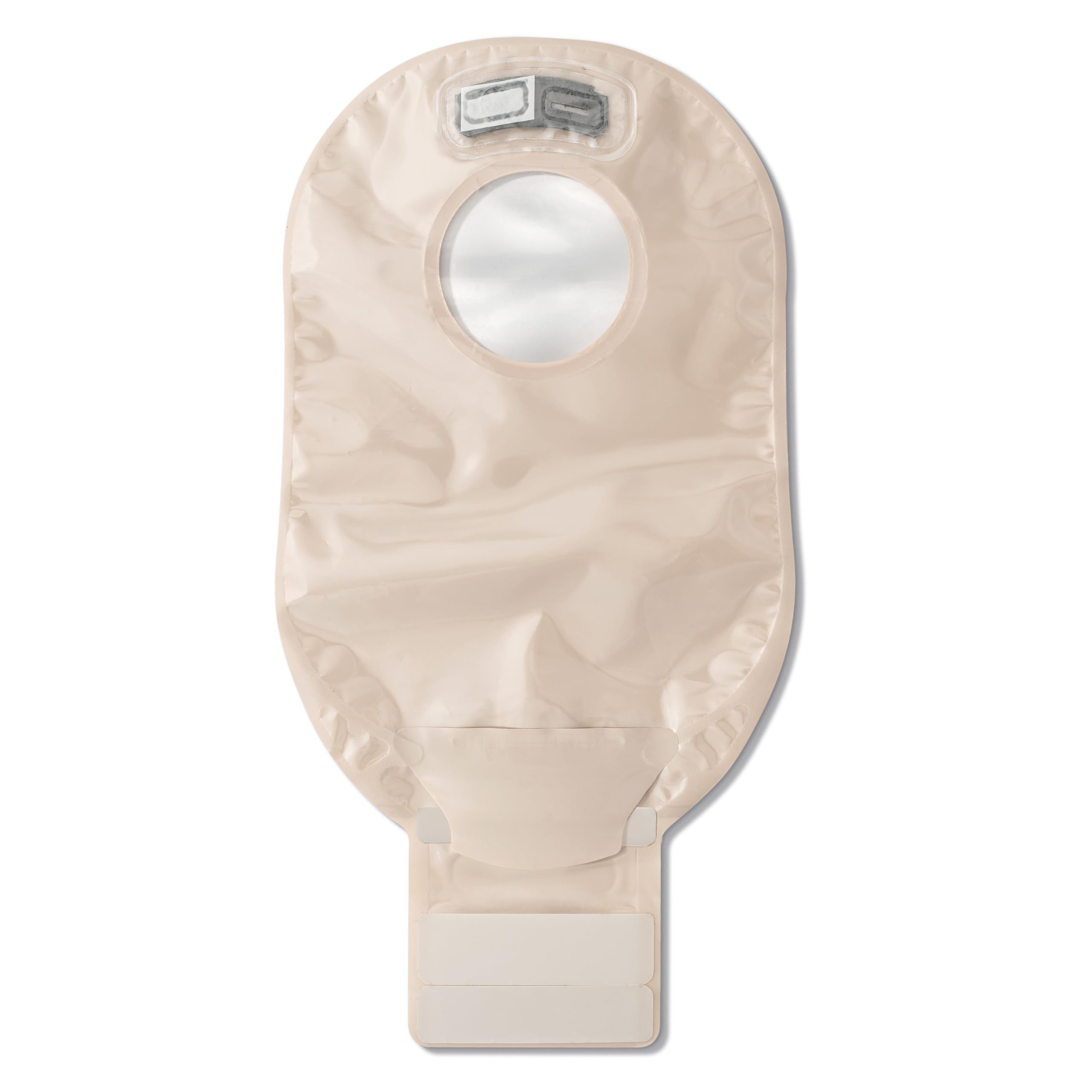 Hollister 18192 two-piece ostomy pouch shown in assembled view for easy pairing.