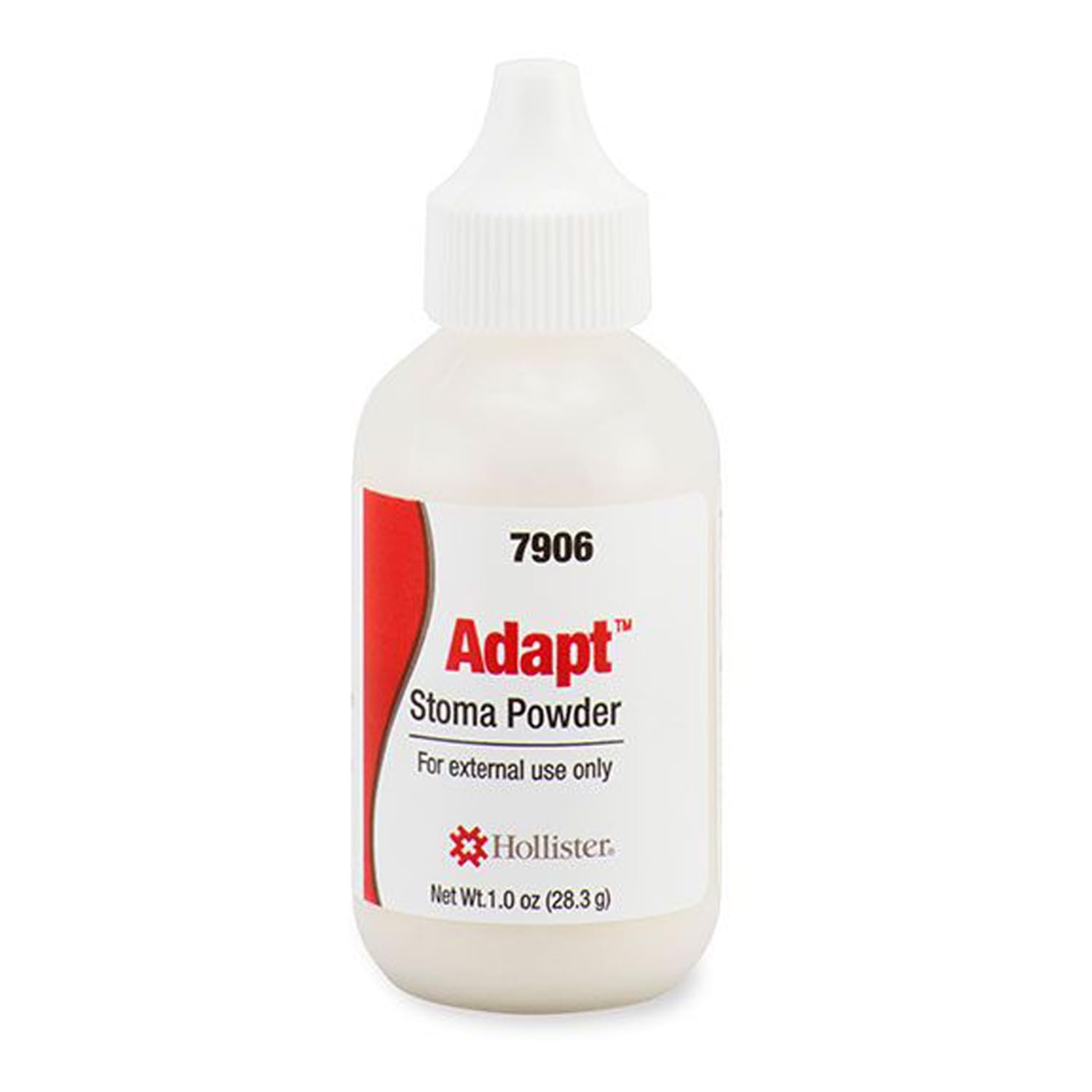 Hollister 7906 Adapt Stoma Powder 1oz container supports moisture control around the stoma