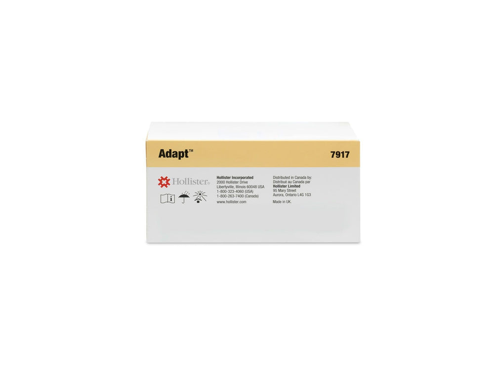 Close-up of a texture-saturated Hollister Adapt wipe for comfortable application.