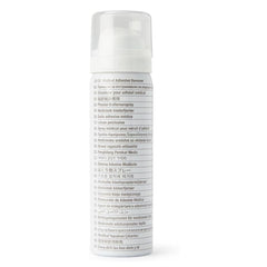 Hollister Adapt spray demonstrates sting-free formulation for gentle removal.