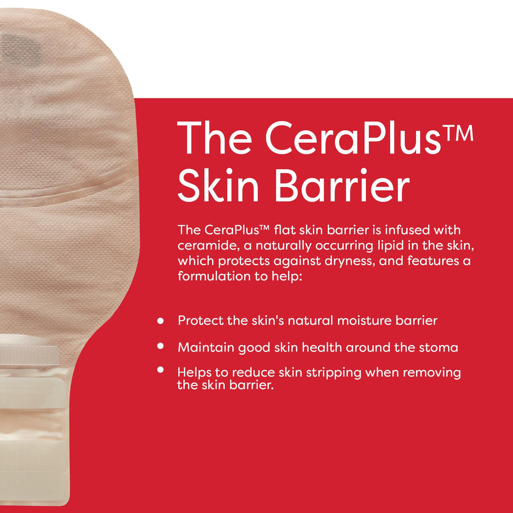 Hollister CeraPlus Soft Convex cut-to-fit up to 2-1/8 inches for customization.