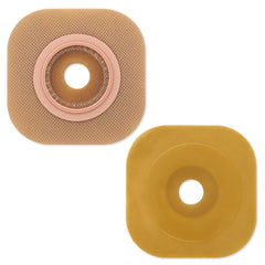 Hollister FlexWear 57mm flange close-up showing secure, skin-friendly fit.