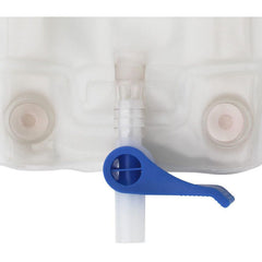 Hollister HOL9805 leg bag drain valve closeup for easy drainage.
