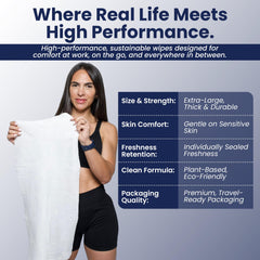 Holly Body Wipes ideal for camping gear and outdoor hygiene.