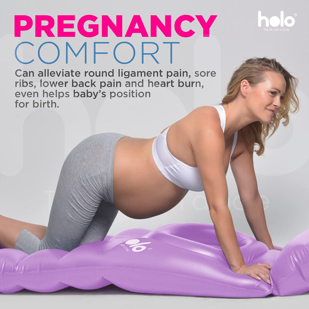 HOLO used in water for buoyant relaxation during pregnancy.
