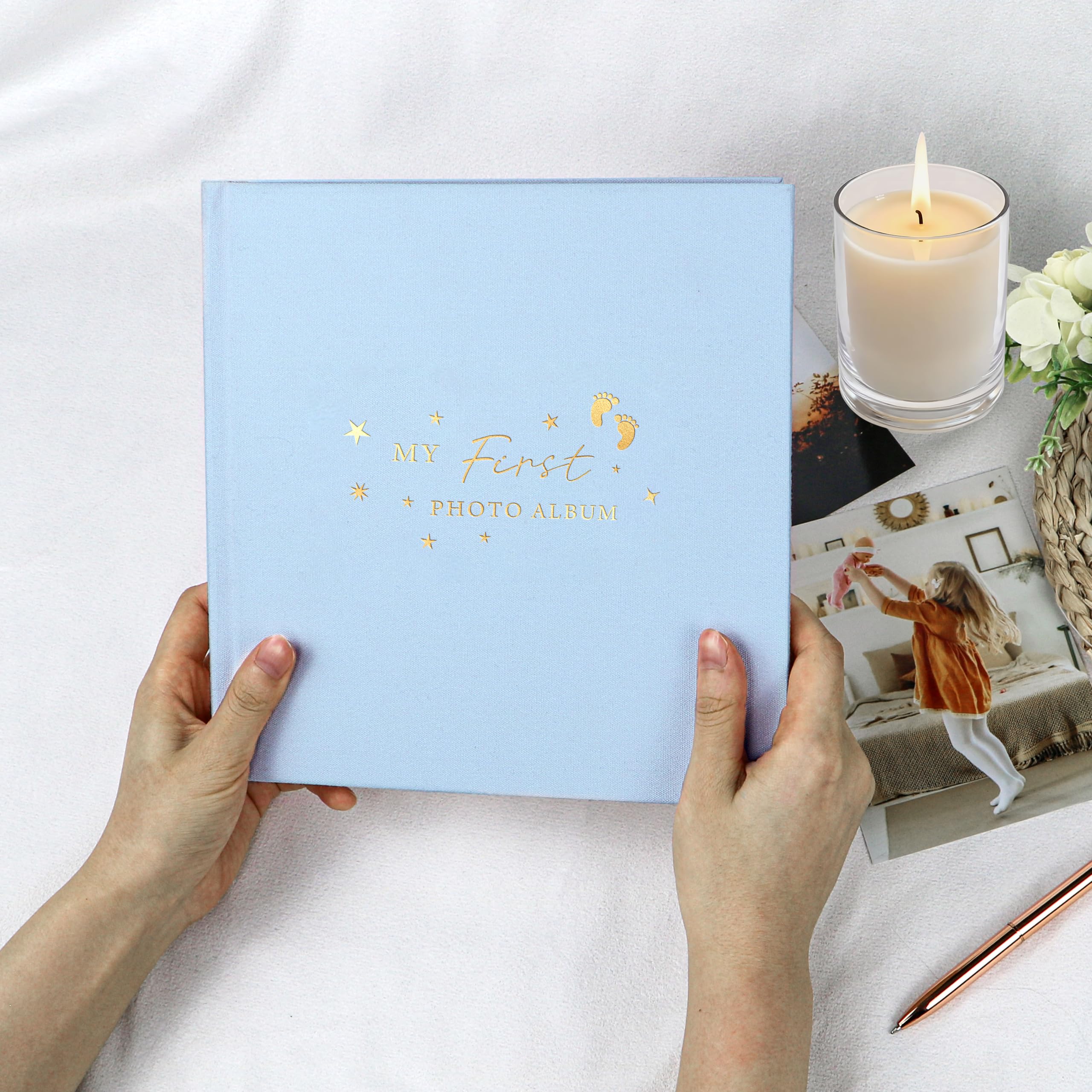 Holoary sturdy hardcover binding keeps memories safe over years.