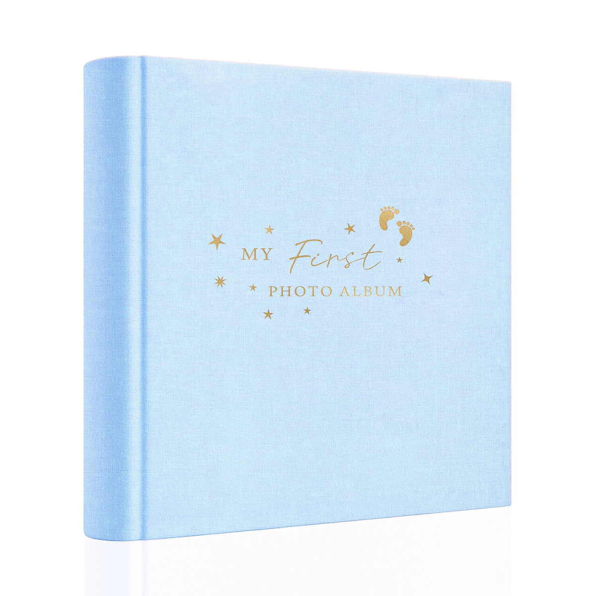 Holoary baby photo album with 4x6 pockets for 100 photos, preserving memories.