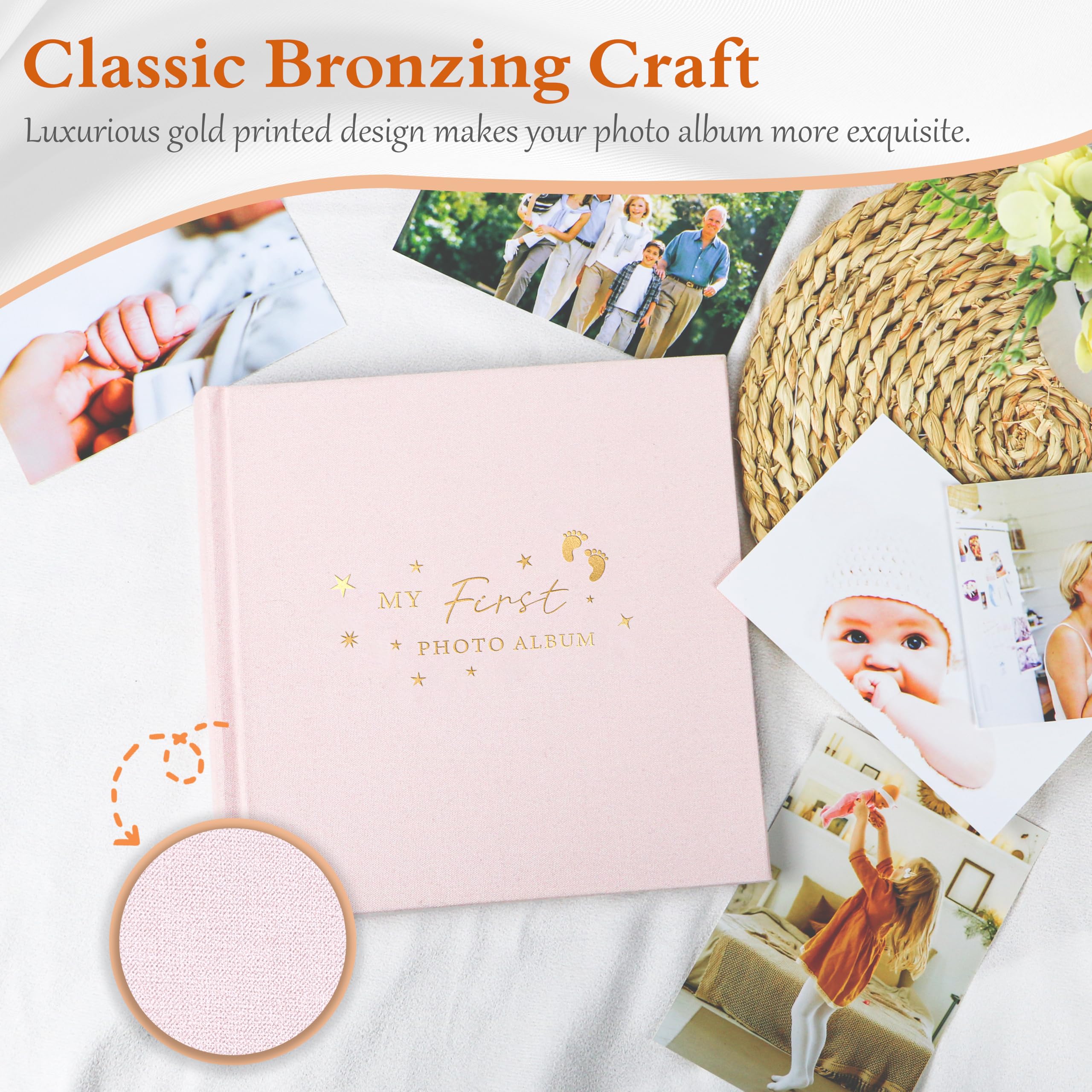 Holoary Pocket pages close-up displaying three 4x6 photos per page for organized storage.