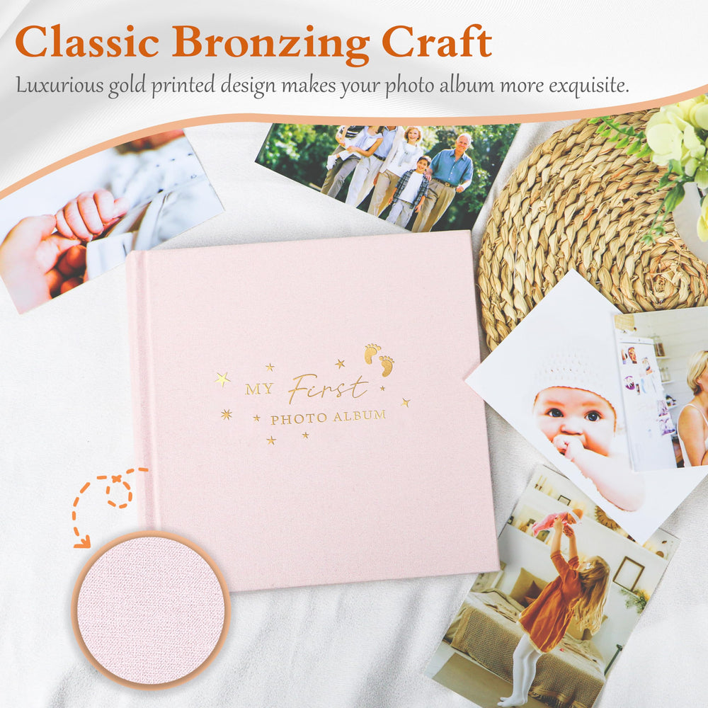 Holoary Pocket pages close-up displaying three 4x6 photos per page for organized storage.