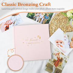Holoary Pocket pages close-up displaying three 4x6 photos per page for organized storage.
