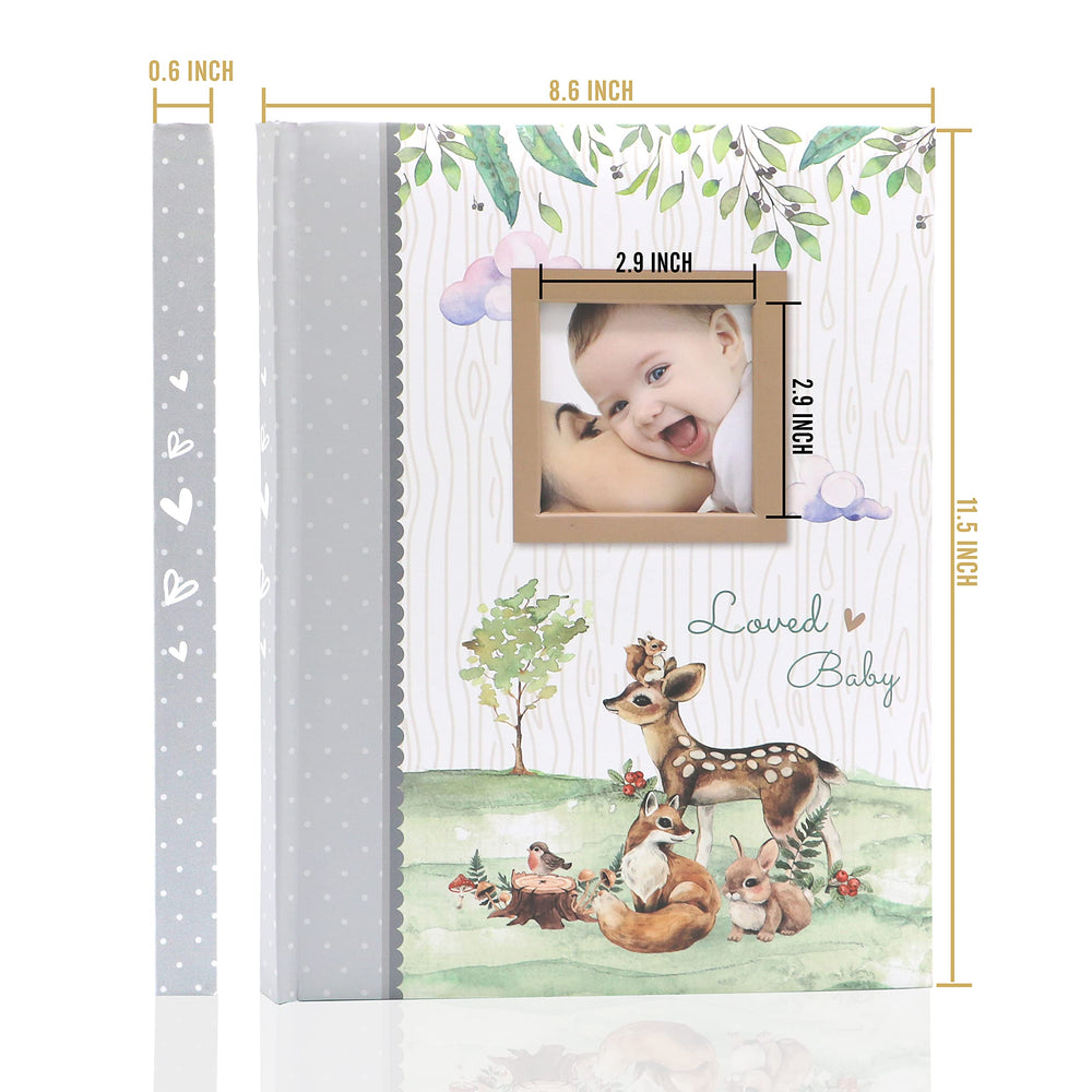 Holoary book front photo frame window for a cherished first photo.