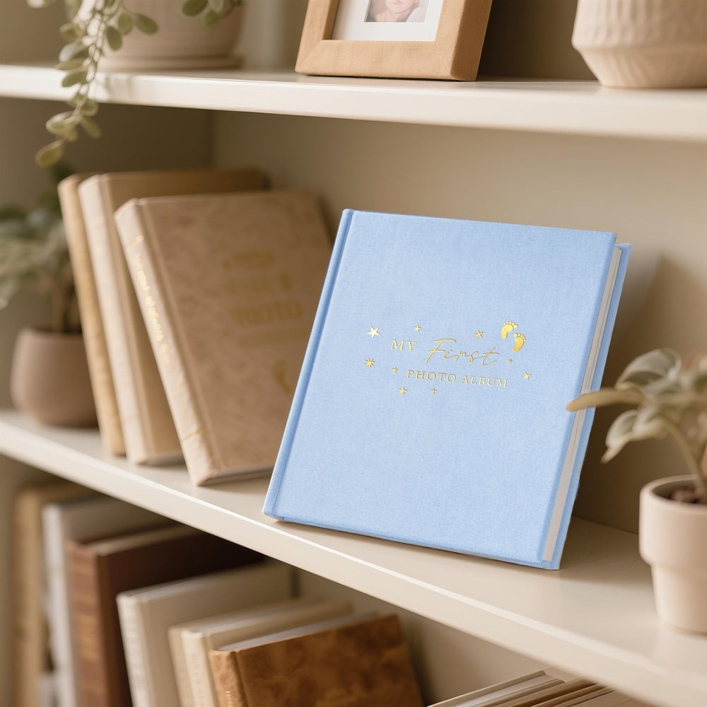 Holoary gift-ready baby album ideal for baby showers and birthdays.