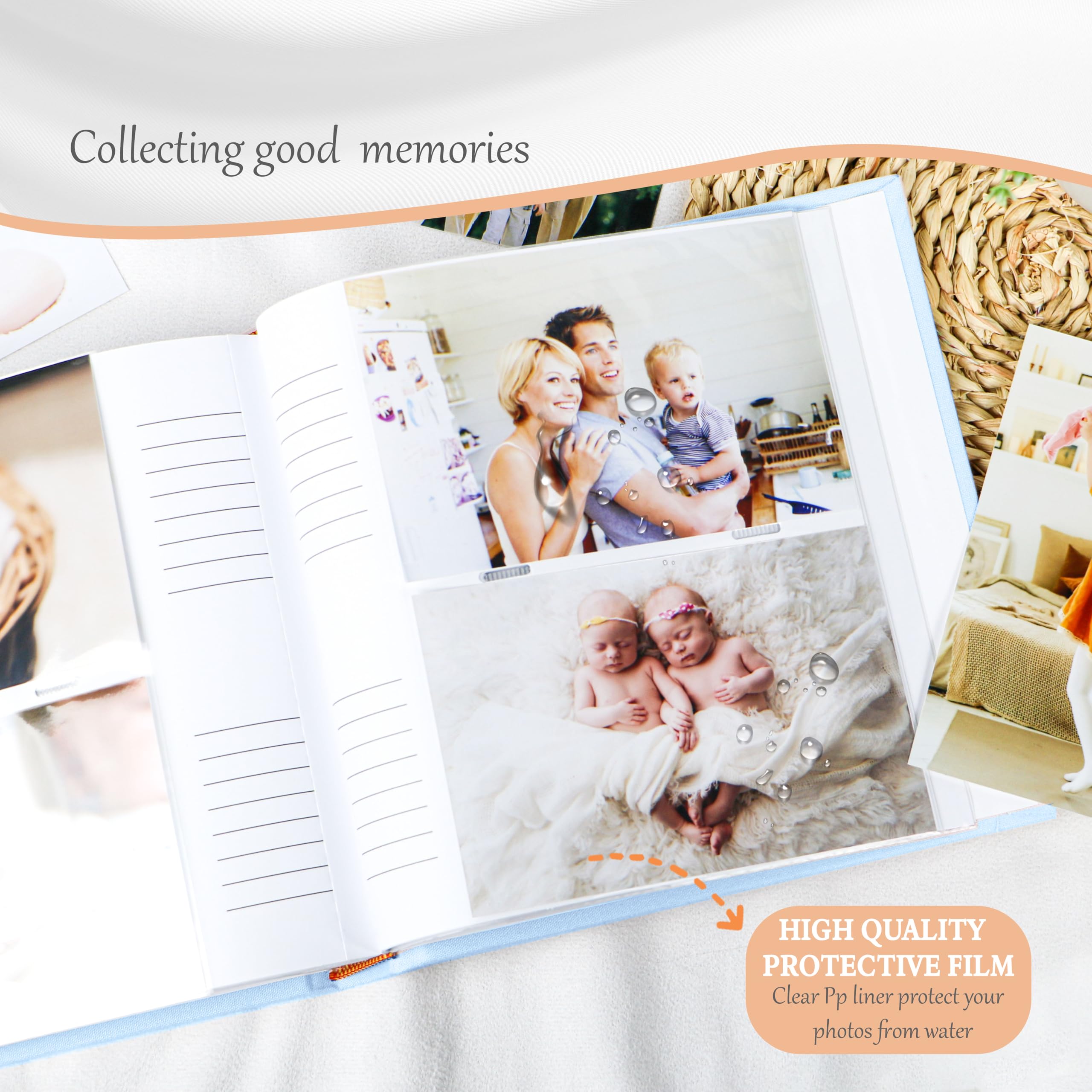 Holoary hot stamping cover adds elegant pattern to baby photo album.