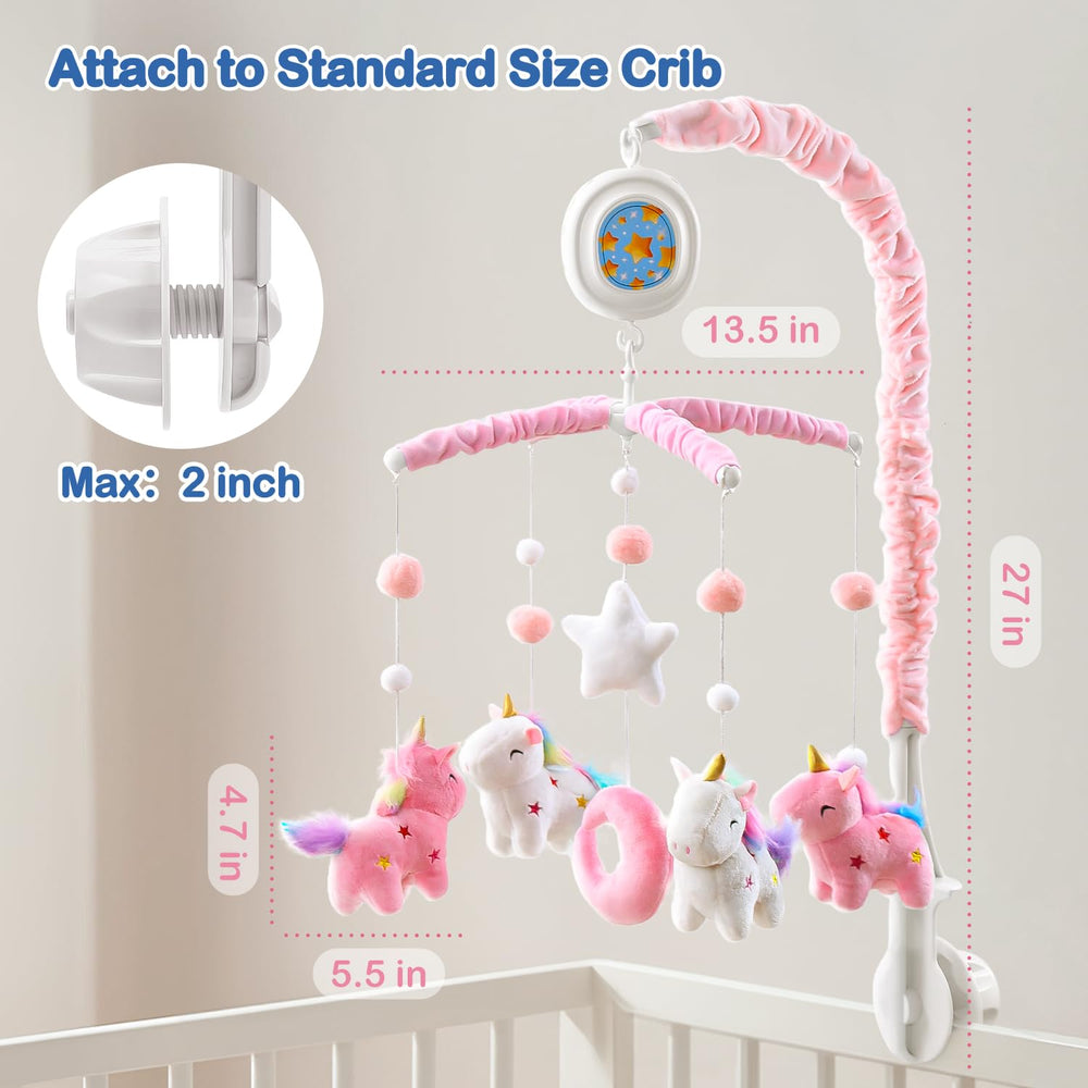HOLYFUN unicorn mobile as a charming Christ gift for babies and families.