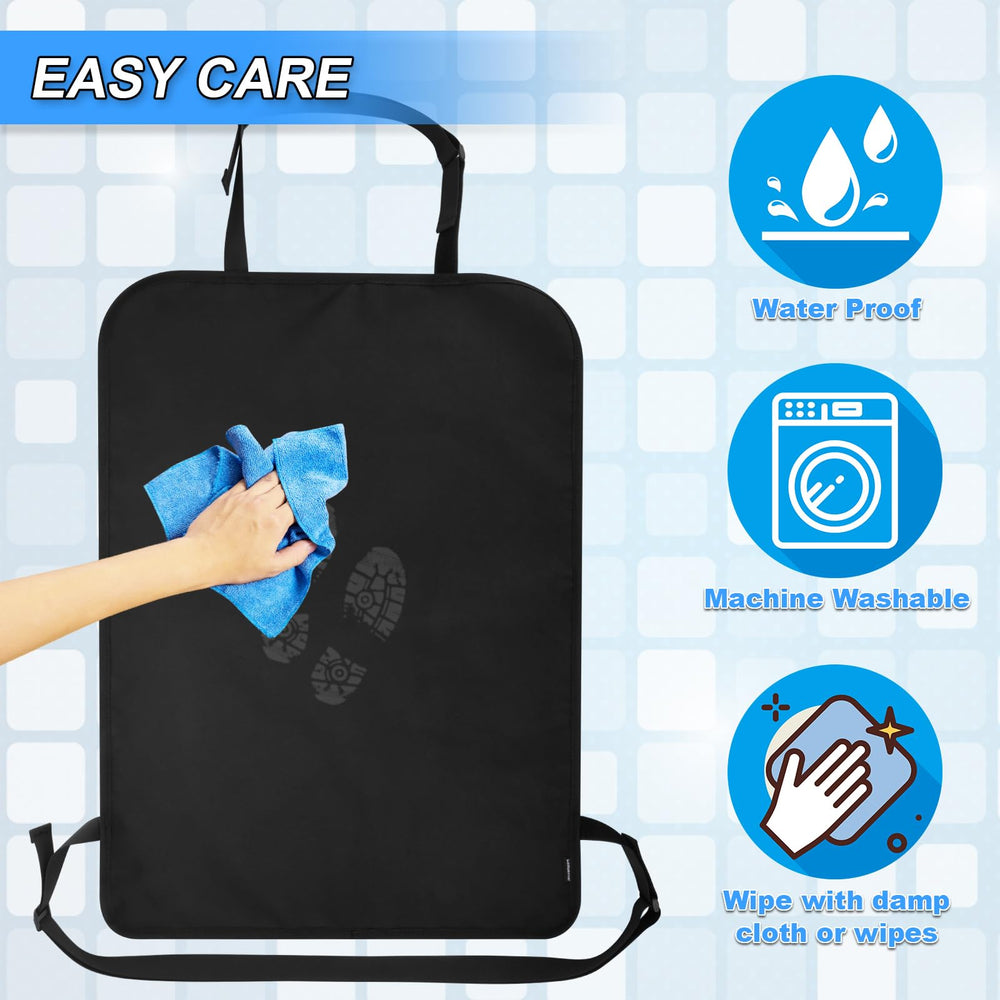 Homakover anti-slip installation keeps back seat protectors secure during travel