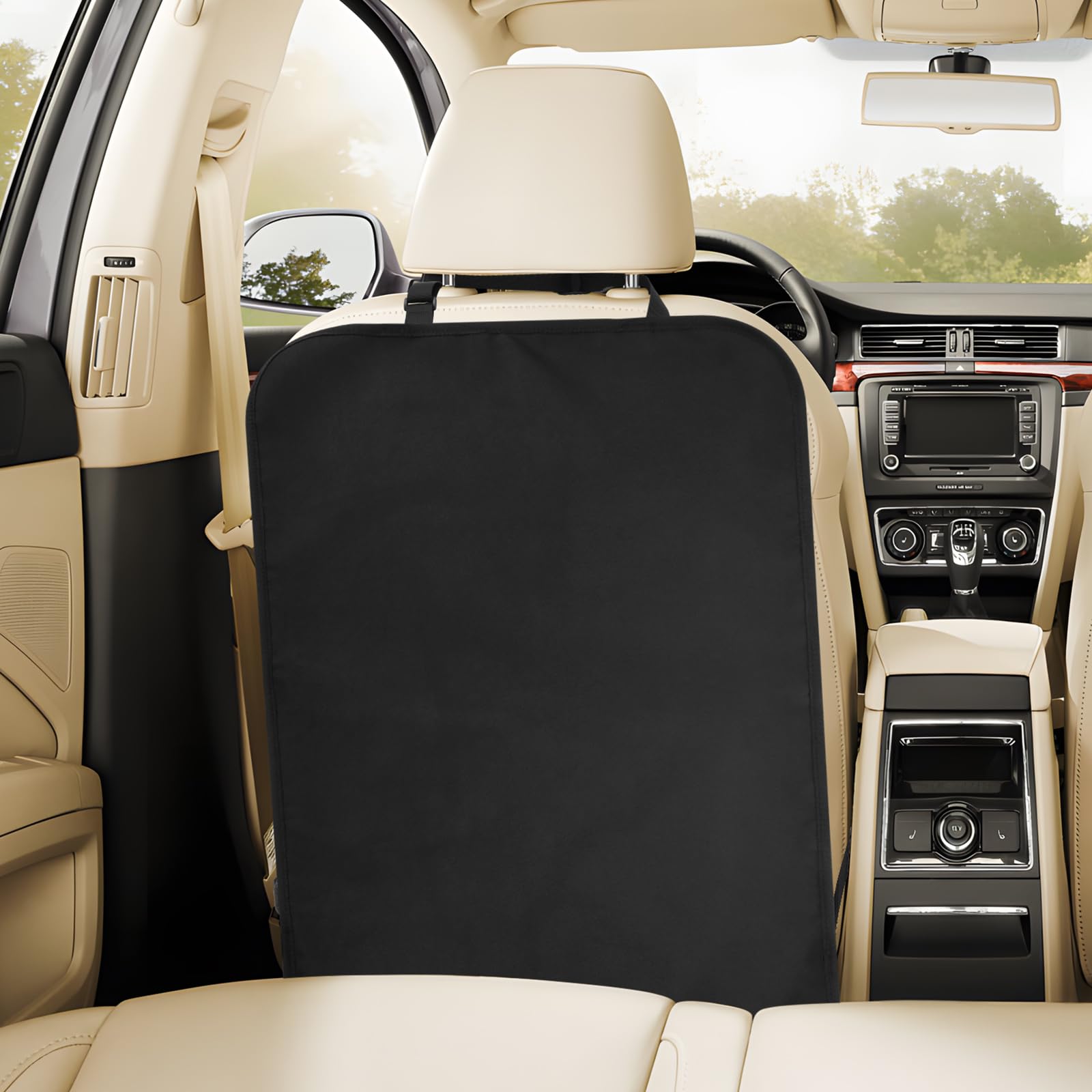 Homakover kids travel friendly car protector keeps interior clean during rides