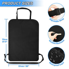 Homakover x-large back seat cover 28x20 provides full-seat protection against mud and footprints