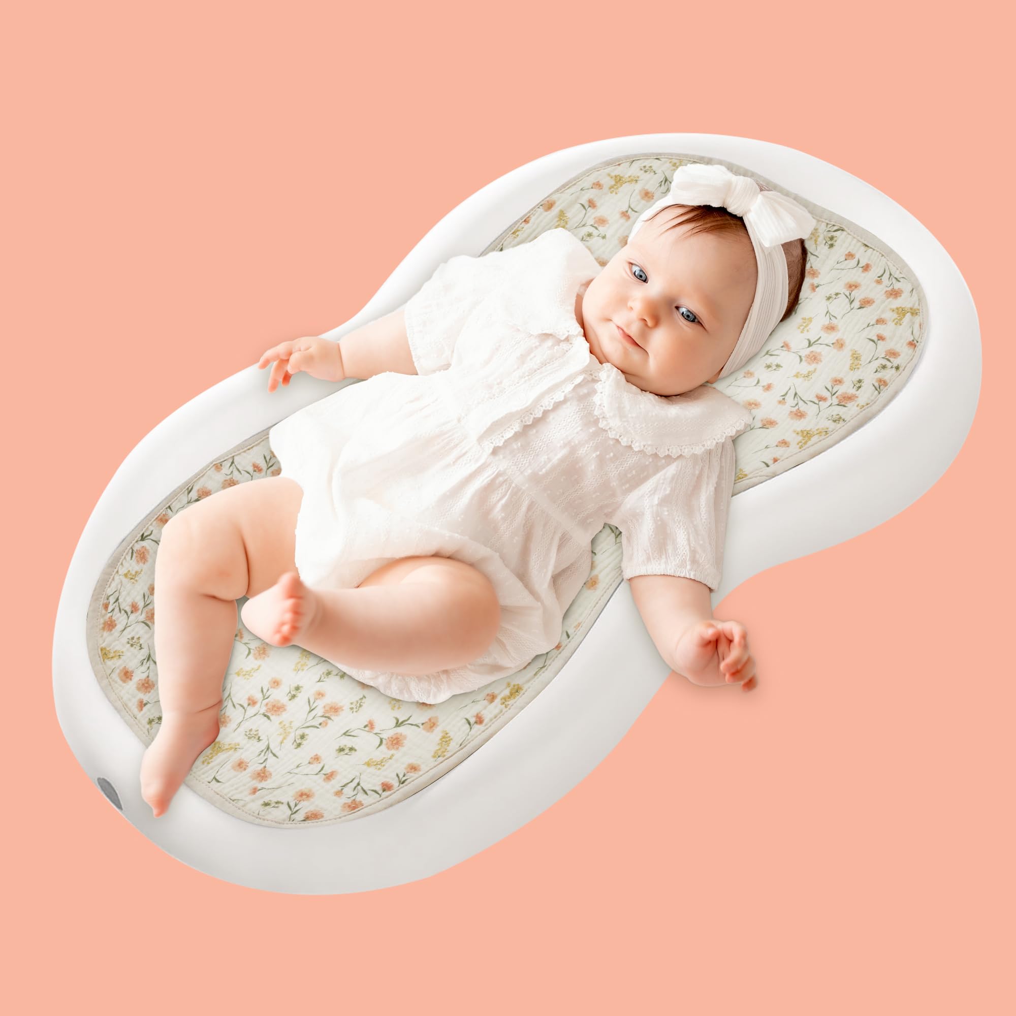 HOMBYS pink changing pad liner offering cozy protection during diaper changes