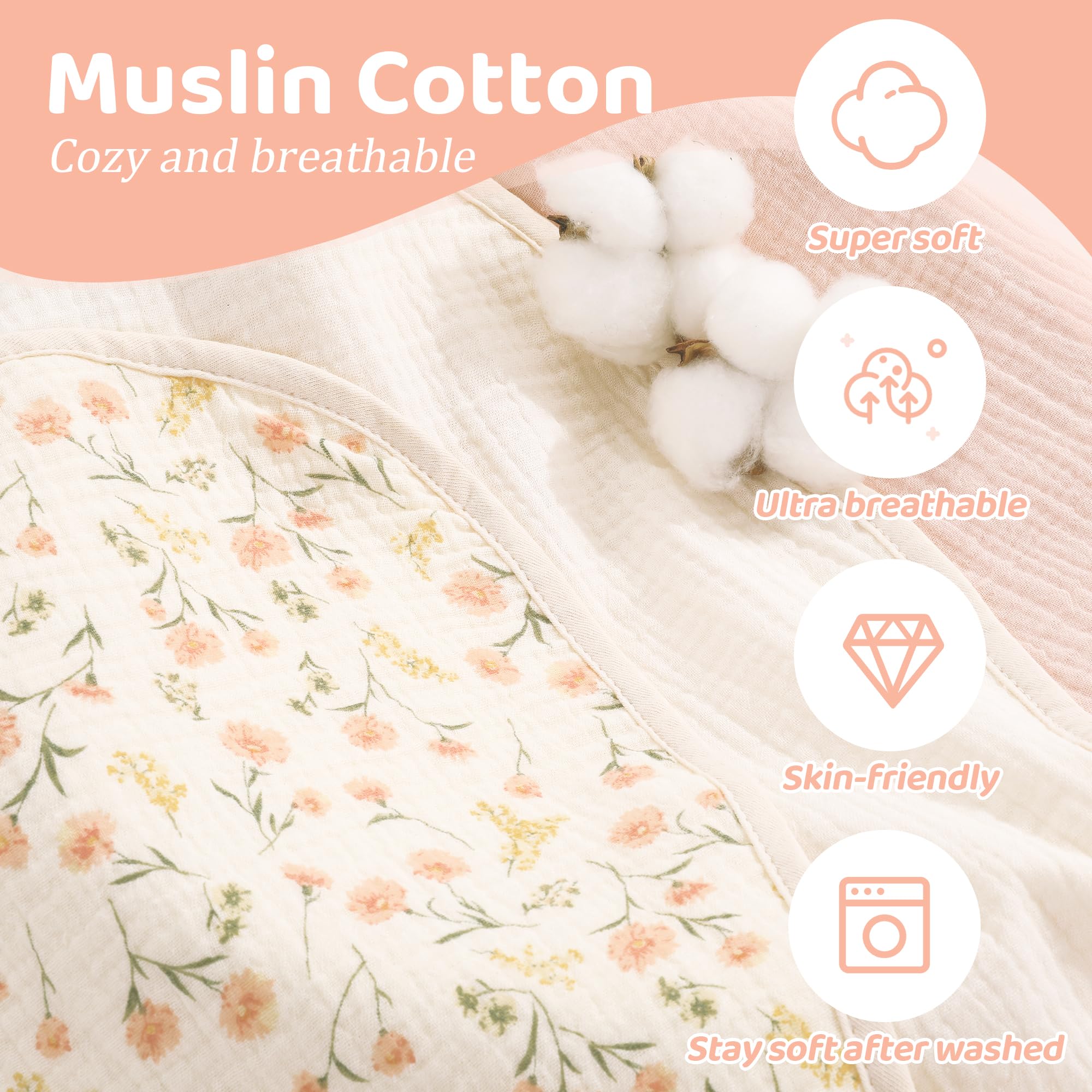 HOMBYS soft cotton outer liner feels gentle on baby skin