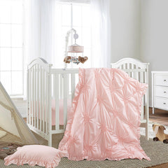 HOMBYS comforter 55x37 inches showcases pinch-pleat style for cuddly warmth