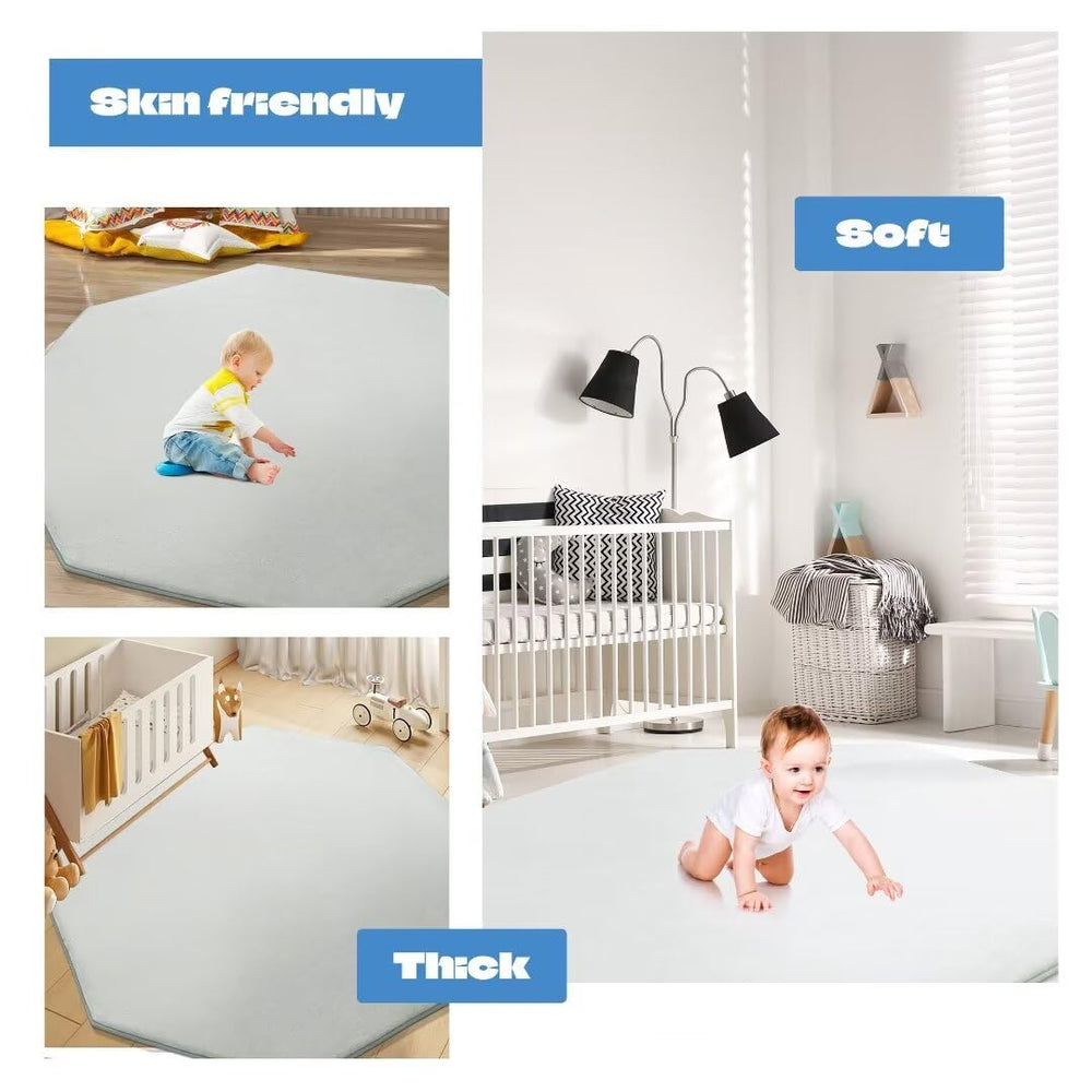 HOMBYS portable foldable play mat for easy travel and storage.