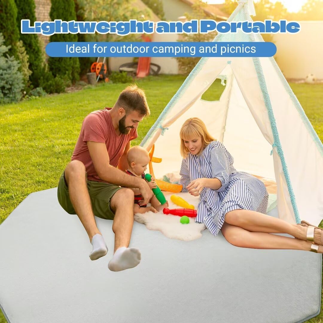 HOMBYS safe play area helps toddlers explore and crawl comfortably.