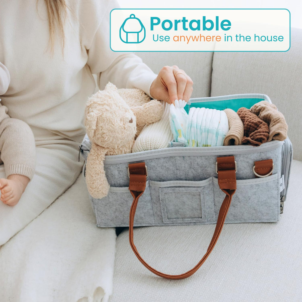 HOME FOR EACH nursery organizer durable patent design supports tidy nursery organization