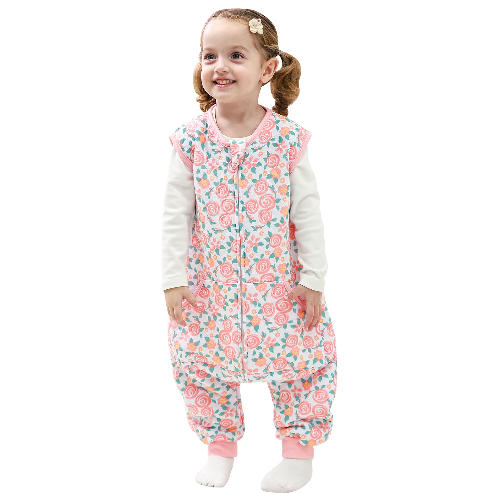 HOMEAL 1.0 Tog Sleep Sack with feet for toddlers' warmth all night