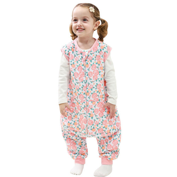 HOMEAL 1.0 Tog Sleep Sack with feet for toddlers' warmth all night