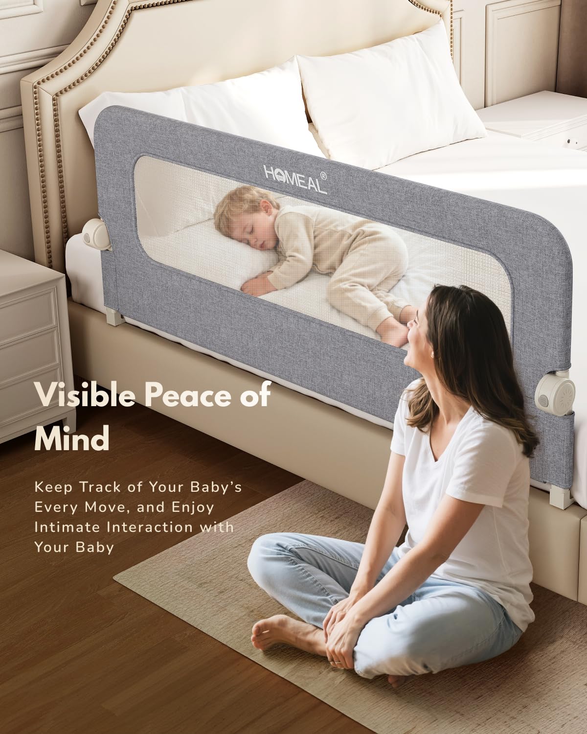 HOMEAL removable cover is machine washable for cleaning
