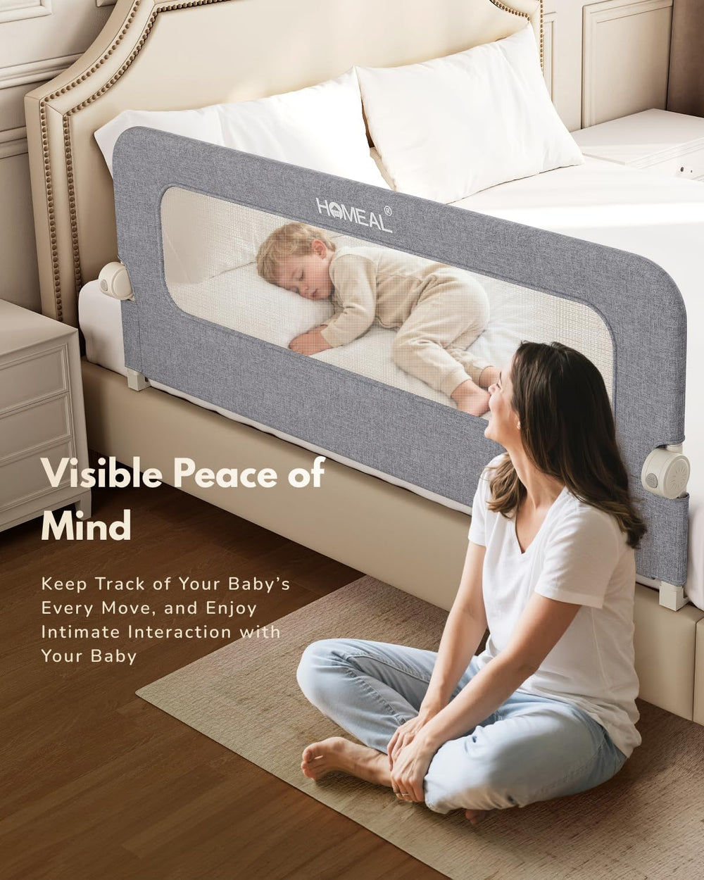 HOMEAL removable cover is machine washable for cleaning