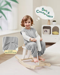 HOMEAL eco-friendly fibers grey sleep sack for sustainable comfort and moisture management