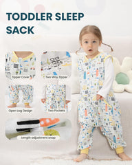 HOMEAL Sleep Sack features dual-direction zippers for easy diaper changes.