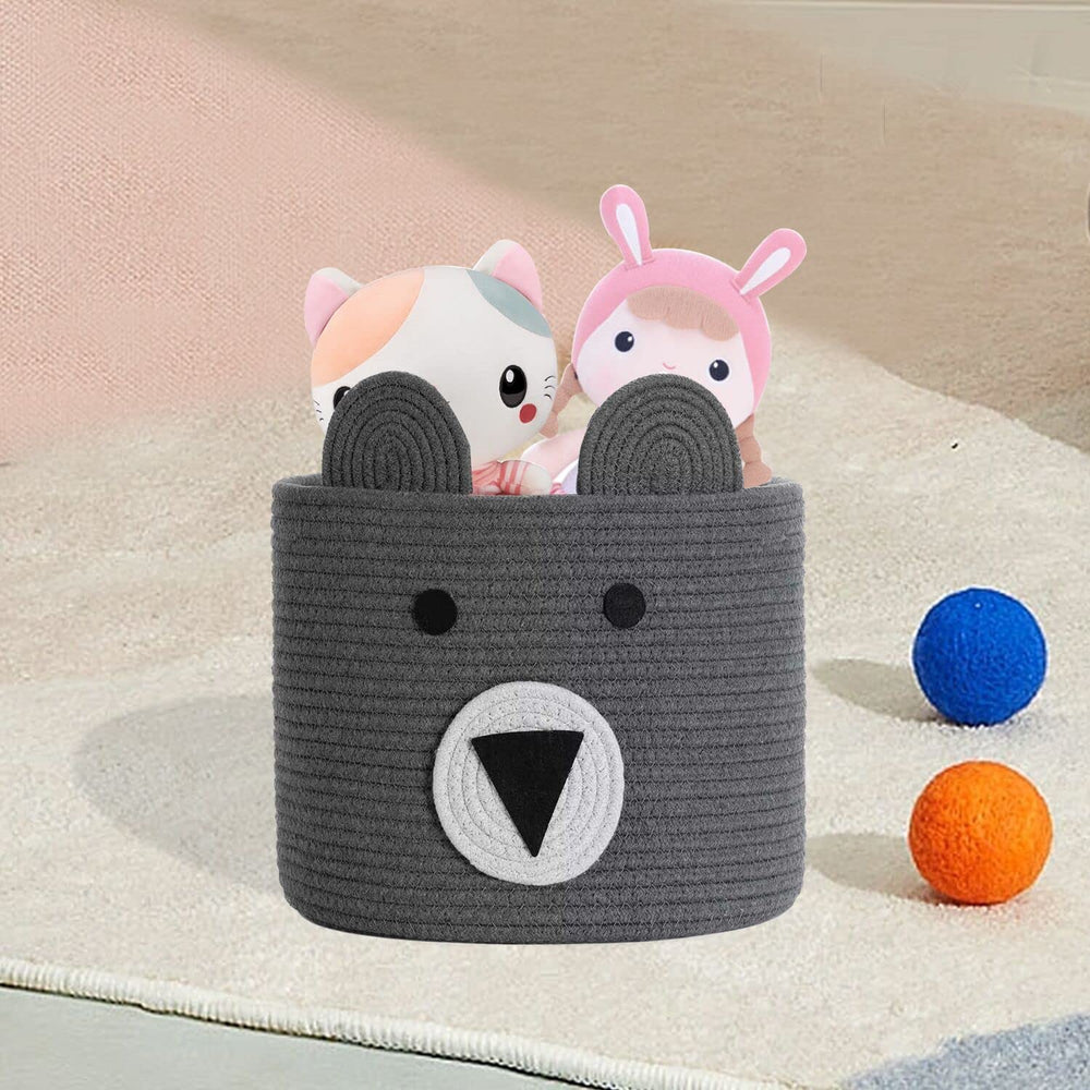 Homearda multipurpose storage basket keeps clothes towels and books neatly
