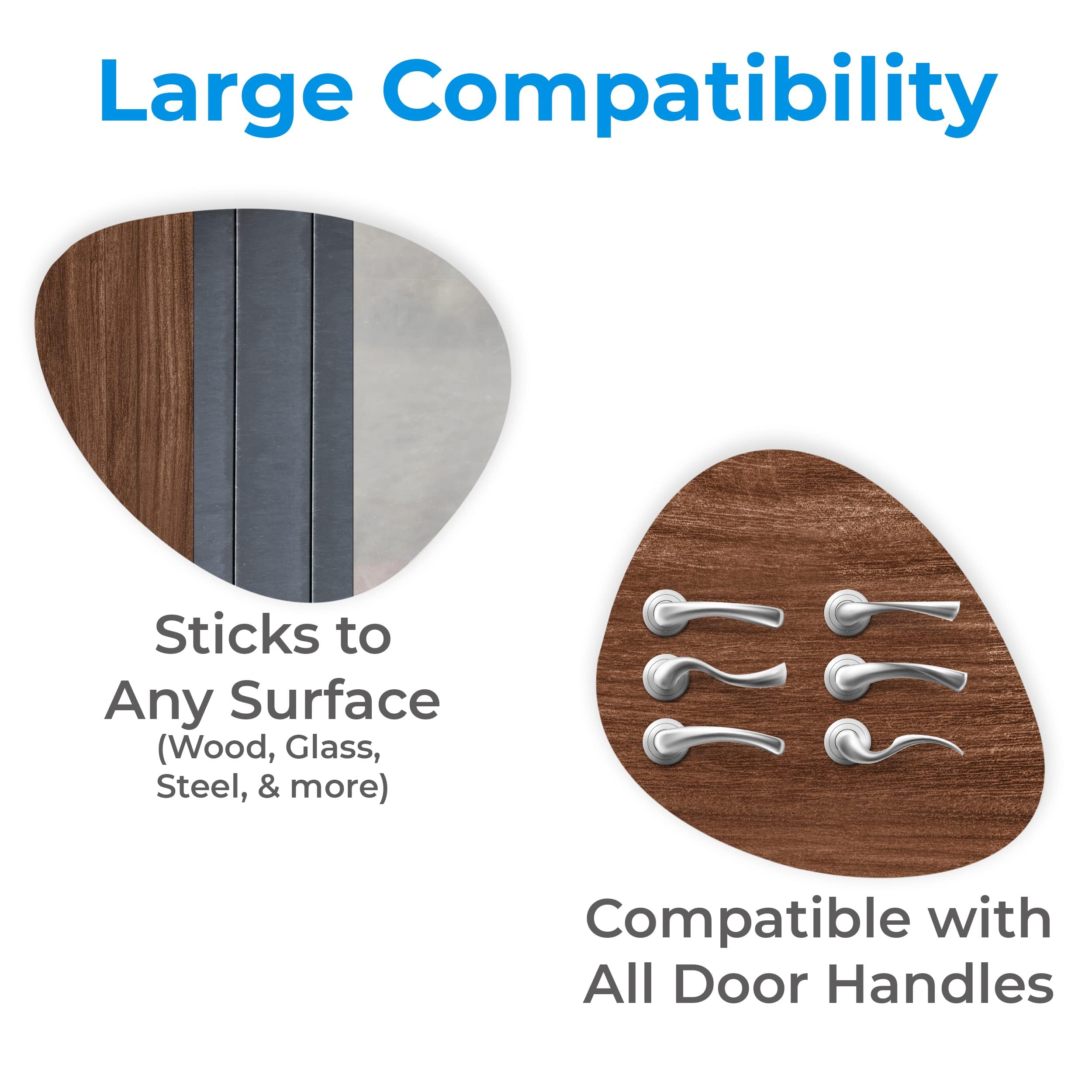 HomeBrella 1-year warranty on door lever locks.