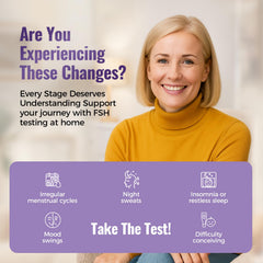 HOMEDSUN FSH test strip readout to interpret results