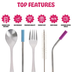 HOMEFAVE silicone tips protect gums during sip and snack time