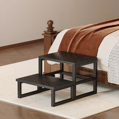 Homeiju 3-in-1 step stool assembled with non-slip pads for stable balance.