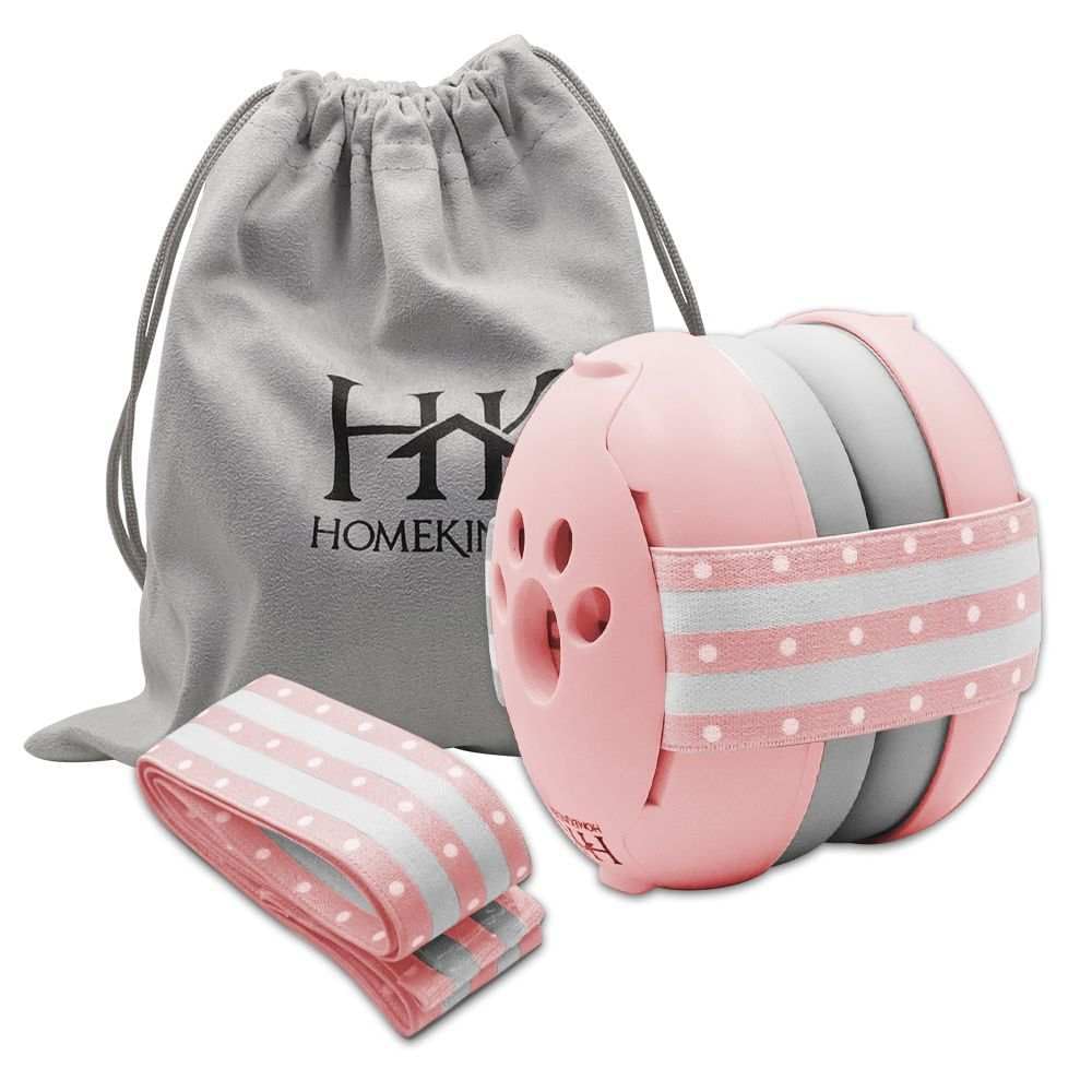 HomeKinder baby earmuffs reduce external noise for peaceful naps
