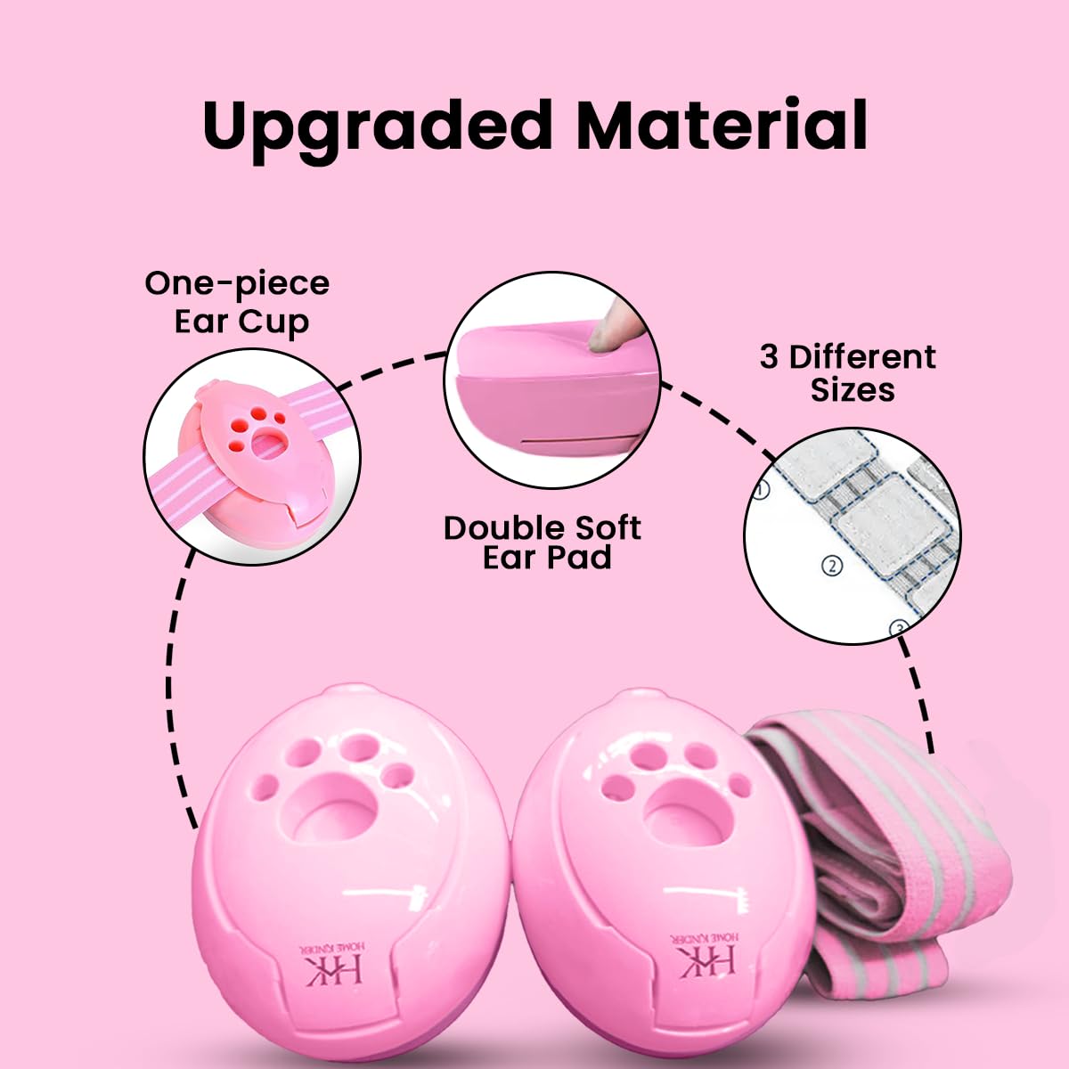 HomeKinder fontanel-safe headband minimizes pressure on delicate areas