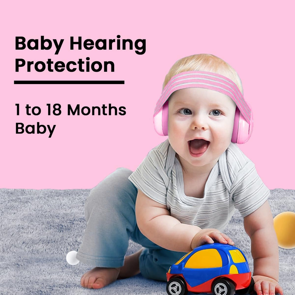 HomeKinder lightweight earmuffs designed for babies to wear without strain