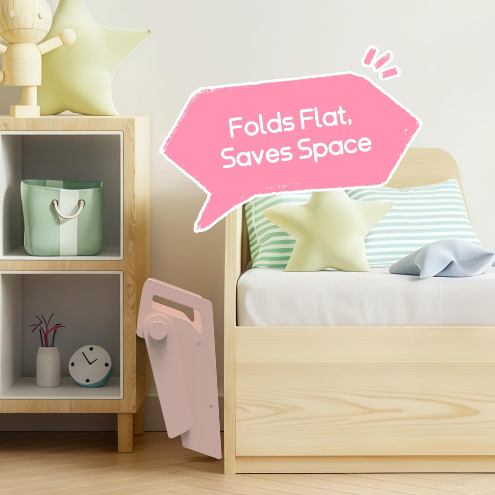 HOMEKOL heavy-duty wooden construction supports growing kids.