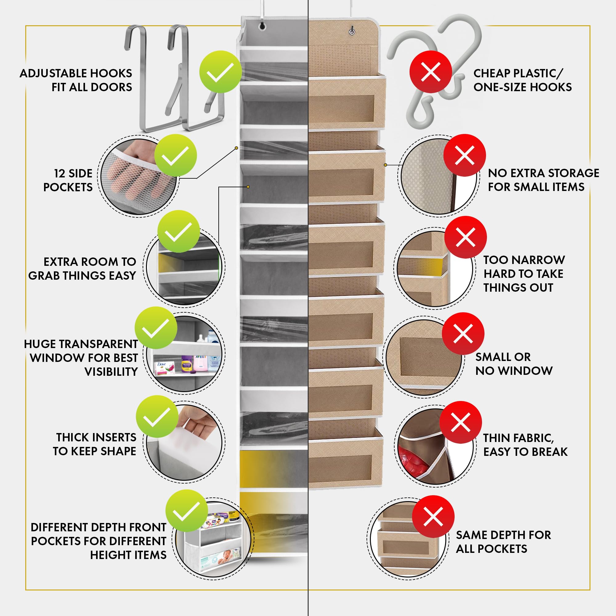 HOMELUX THEORY space-saving door storage optimizing a small room