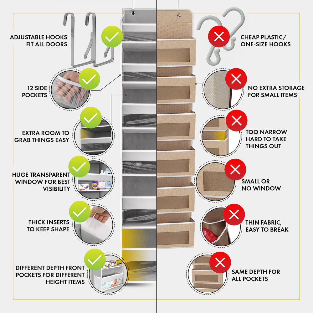 HOMELUX THEORY space-saving door storage optimizing a small room