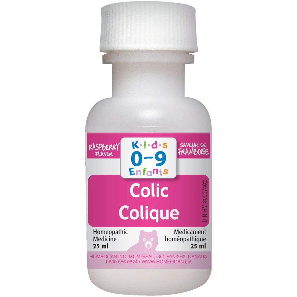 Homeocan Hmeo Kids Colic Solution 25ml dropper dispensing precise drops