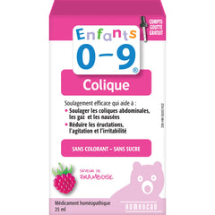 Homeocan Hmeo Kids Colic Solution 25ml packaging label for quick reference