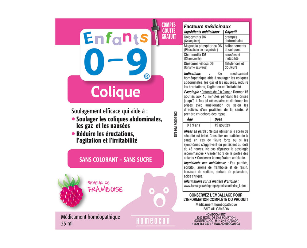 Homeocan Hmeo Kids Colic Solution 25ml used with child during routine