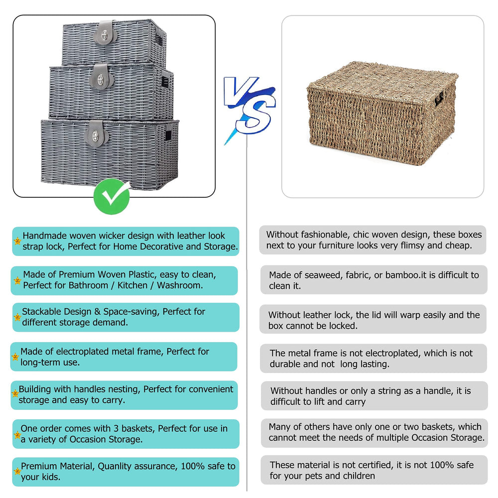 Homepeaz basket-large-size offers ample space for bulky items.